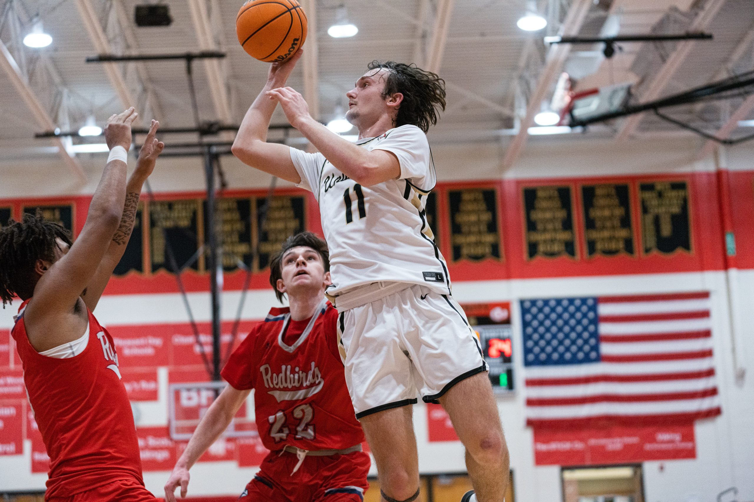 University knocks off No. 5 Spring Mills, 63-39
